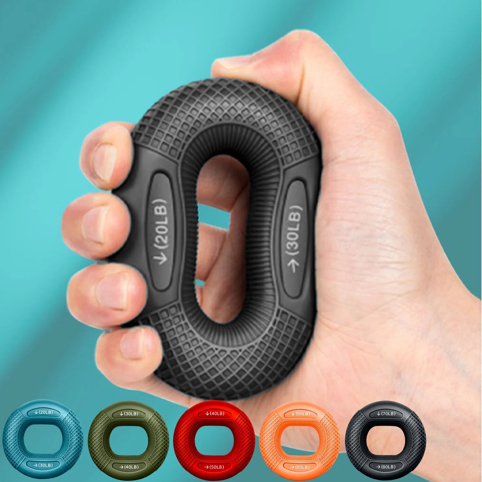 Silicone Finger Strength Ring